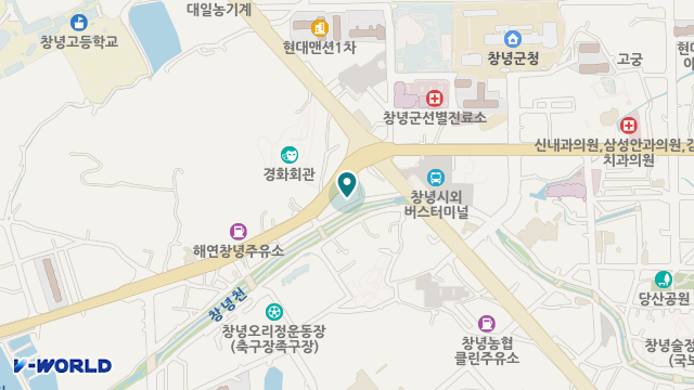 창녕다사랑재가노인복지센터 위치 지도