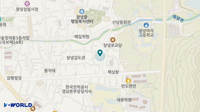 힘찬노인복지센터 위치 지도