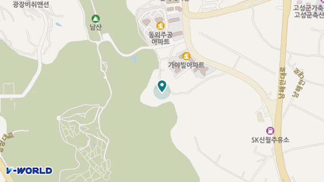 고성요양보호사 파견센터 위치 지도