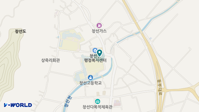 경남노인복지센터 위치 지도