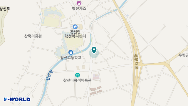 창선재가노인복지센터 위치 지도