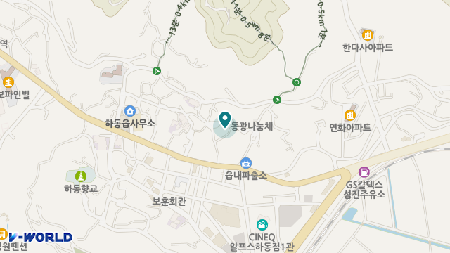 하동돌봄지원센터 위치 지도