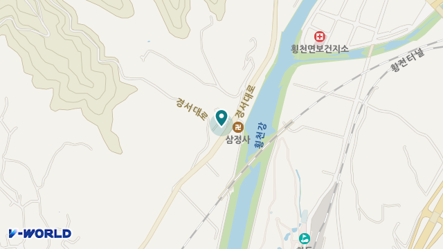횡천노인복지센터 위치 지도