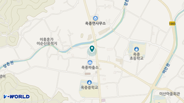 옥종재가복지센터 위치 지도