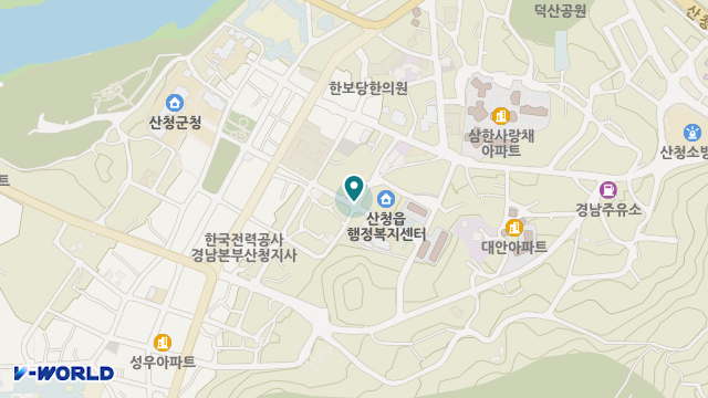 경남산청재가지원센터 위치 지도