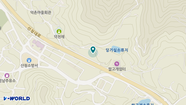산청주간보호센터 위치 지도