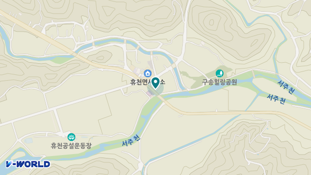 휴천재가복지센터 위치 지도