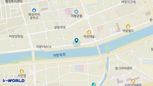 (유)거창행복나눔복지센터 위치 지도