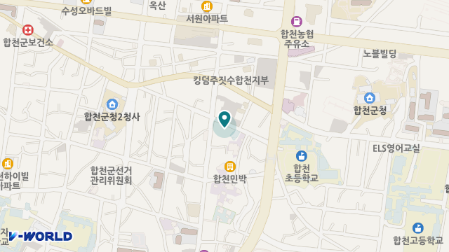 합천사랑재가복지센터 위치 지도