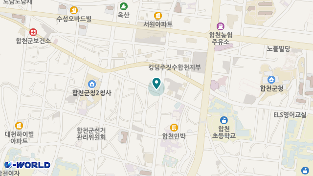 (A+)합천재가복지센터 위치 지도