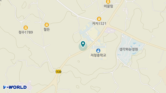 저청노인복지센터 위치 지도