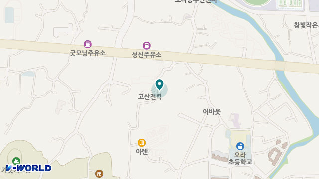 오라노인주간보호센터 위치 지도