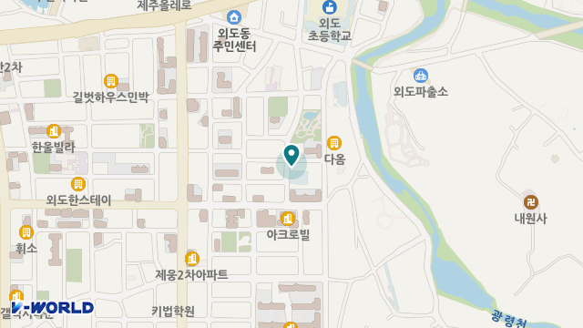 효노인복지센터 위치 지도