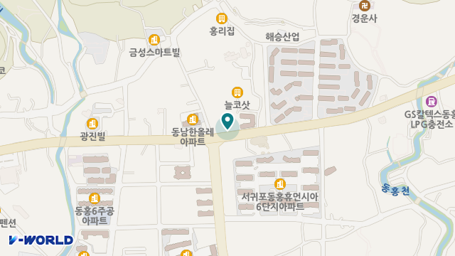 행복나눔복지용구서귀점 위치 지도