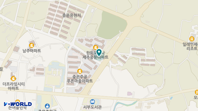 중문노인복지센터 위치 지도
