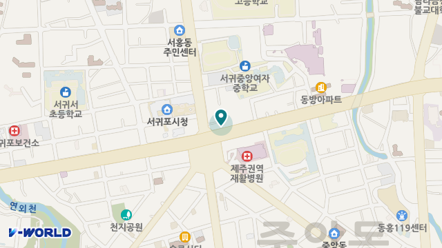 서귀의료기 위치 지도