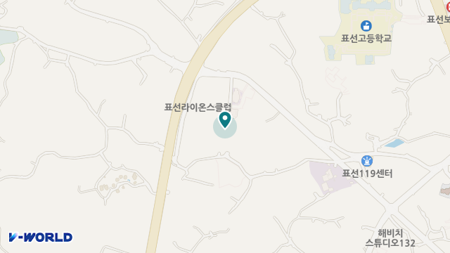 표선노인복지센터 위치 지도